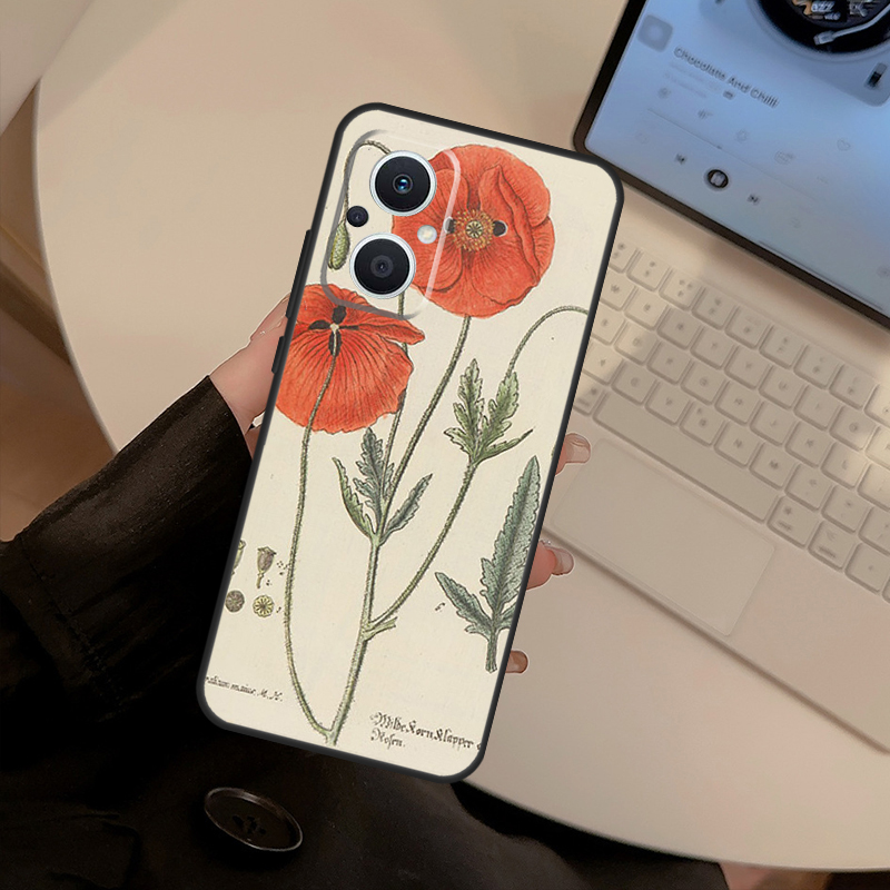 Custodia con disegni botanici  - Oppo Reno 12 recensione e prezzo