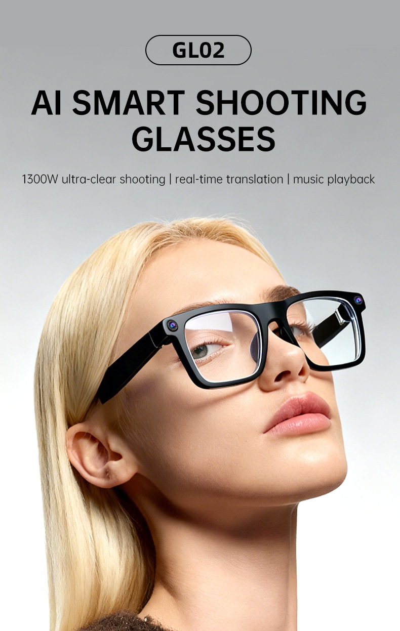 GL02 Occhiali intelligenti con - Smart Glasses Lens recensione e prezzo